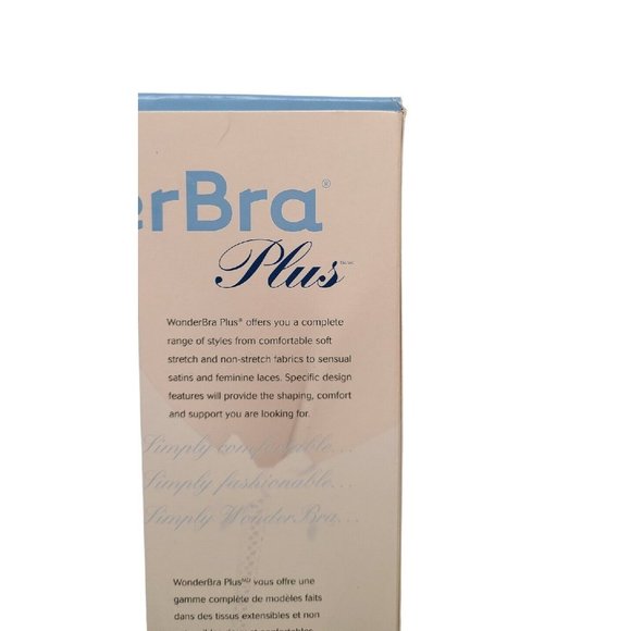 WonderBra Plus 46DD Wireless All Around Smoothing Side And Back Style W1… - Picture 10 of 12